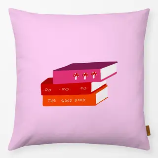 Kissen Bücherstapel