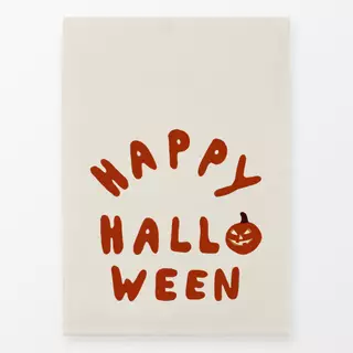 Geschirrtücher Happy Halloween Kürbis