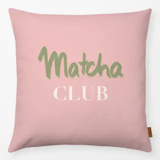 Kissen Matcha Club Pink