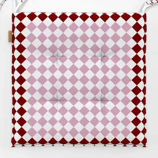 Sitzkissen Bordeaux Rosa