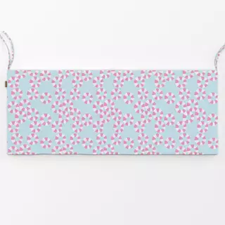 Bankauflage Schwimmringe Rosa Blau