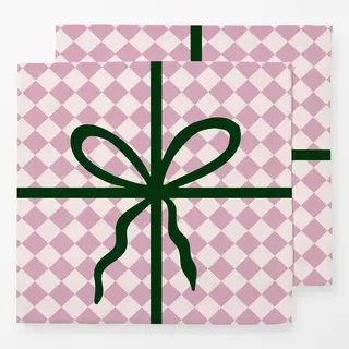 Servietten Rosa Grün