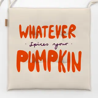 Sitzkissen Pumpkin Typo