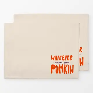 Tischset Pumkin Typo