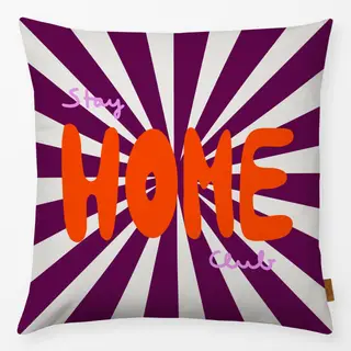 Kissen Stay Home Club