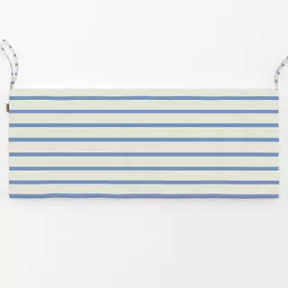 Bankauflage Streifen Blau