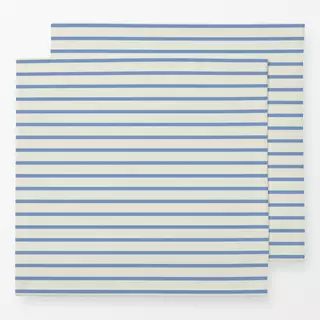 Servietten Streifen Blau