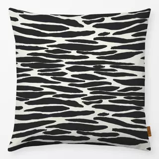 Kissen Zebramuster Black