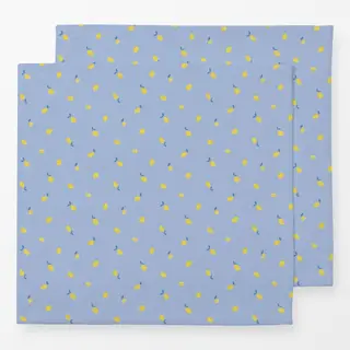 Servietten Kleine Frische Zitronen Blau