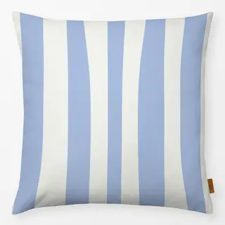 Kissen Santorini Streifen Hellblau