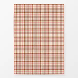 Geschirrtücher Karo Tartan Offwhite Rosa