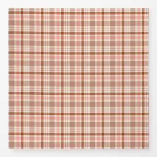 Tischdecke Karo Tartan Offwhite Rosa