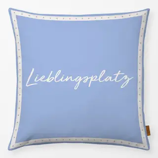 Kissen Lieblingsplatz Blau