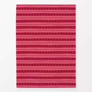 Geschirrtücher Streifen & Herzen Viva Magenta
