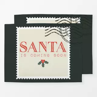 Tischset Santa is coming