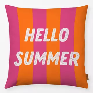 Kissen Hello Summer Pink Orange