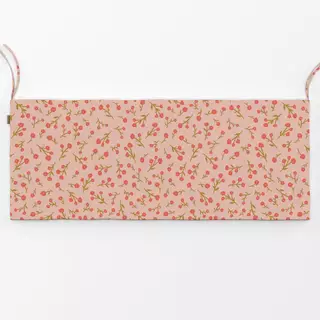 Bankauflage Mini Blümchen Rosa Rot