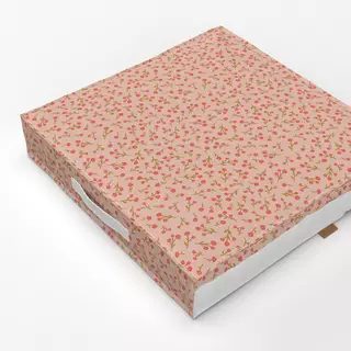 Bodenkissen Mini Blümchen Rosa Rot
