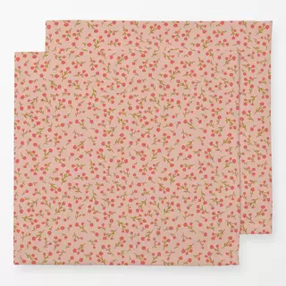 Servietten Mini Blümchen Rosa Rot