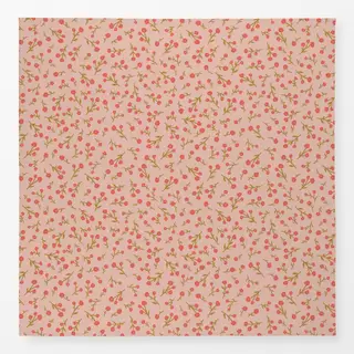 Tischdecke Mini Blümchen Rosa Rot