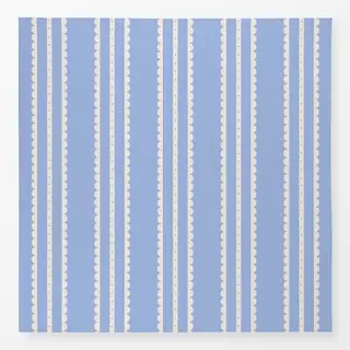 Tischdecke Spitzenstreifen Blau