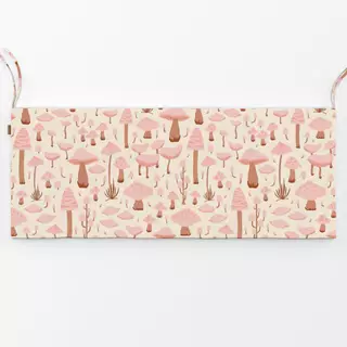 Bankauflage Waldpilze Rosa