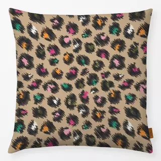 Kissen Leo Print Bunt