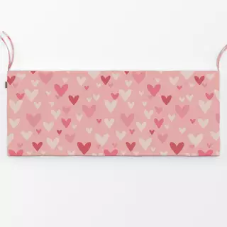 Bankauflage Floating Hearts