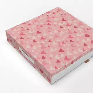 Bodenkissen Floating Hearts