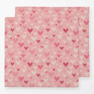 Servietten Floating Hearts