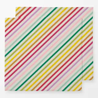 Servietten Creme Bunt