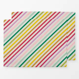 Tischset Creme Bunt