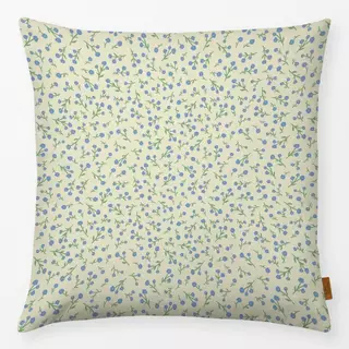 Kissen Mini Blümchen gelb blau