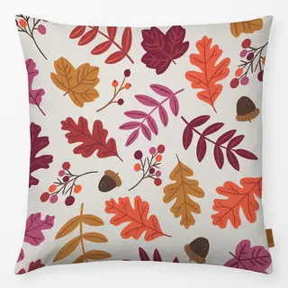 Kissen Bunte Herbstblätter Allover
