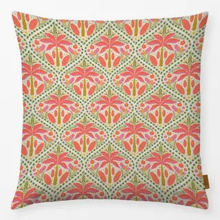 Kissen Tropical Summer Creme Pink