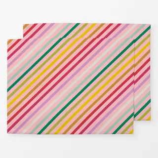 Tischset Pink Bunt