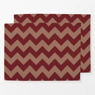 Tischset Weinrot Mocca