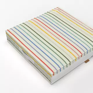 Bodenkissen Bunte Streifen