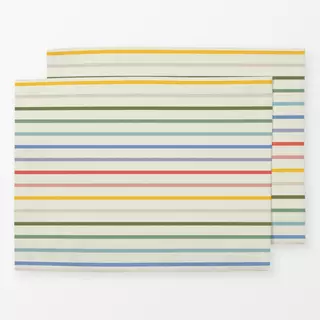 Tischset Bunte Streifen