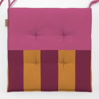 Sitzkissen Lila Violett Gold