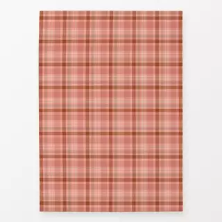 Geschirrtücher Karo Tartan Rosa Braun