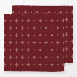 Servietten Weinrot Mocca