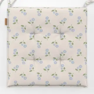 Sitzkissen Midsommar Blümchen Hellblau