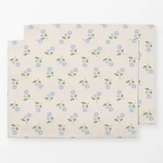 Tischset Midsommar Blümchen Hellblau
