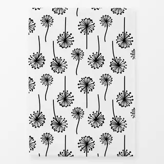 Geschirrtücher Pusteblume schwarz/weiß