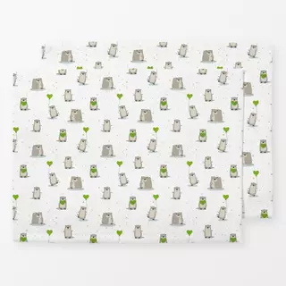 Tischset Otter mit Herz
