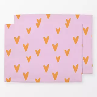Tischset Verliebt in rose