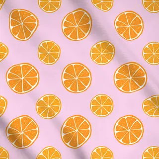 Meterware Orangen Limonade rose