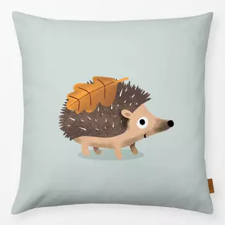 Kissen Igel mit Eichenblatt