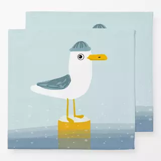 Servietten Kuestenmoewe